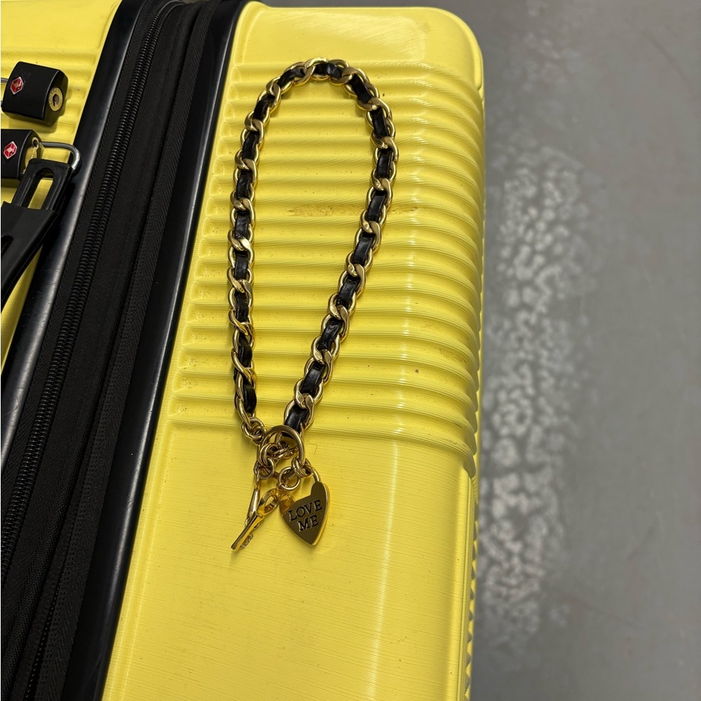 Juicy Couture Gold and Black Necklace